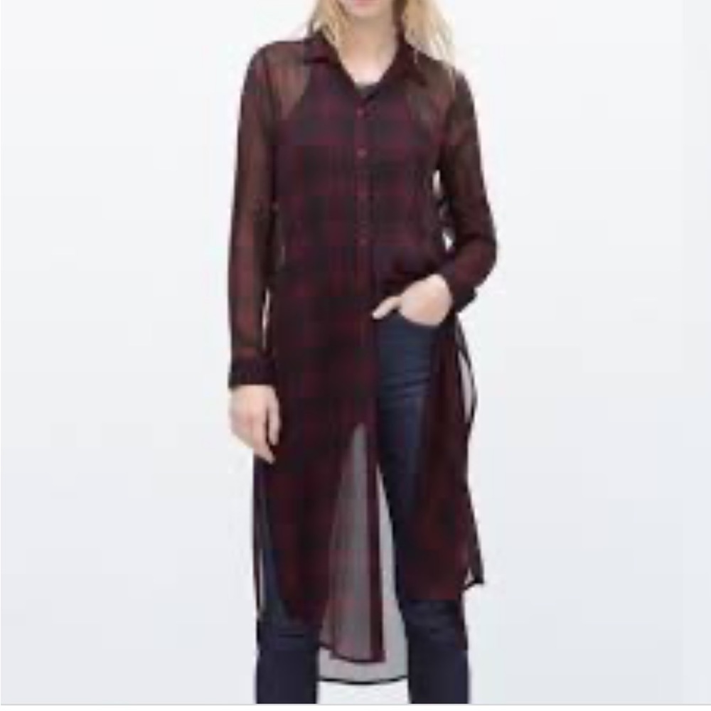 Zara long shirt.